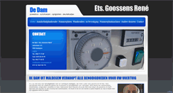 Desktop Screenshot of dedam-renegoossens.be